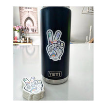 Load image into Gallery viewer, Peace and Love Vinyl Sticker