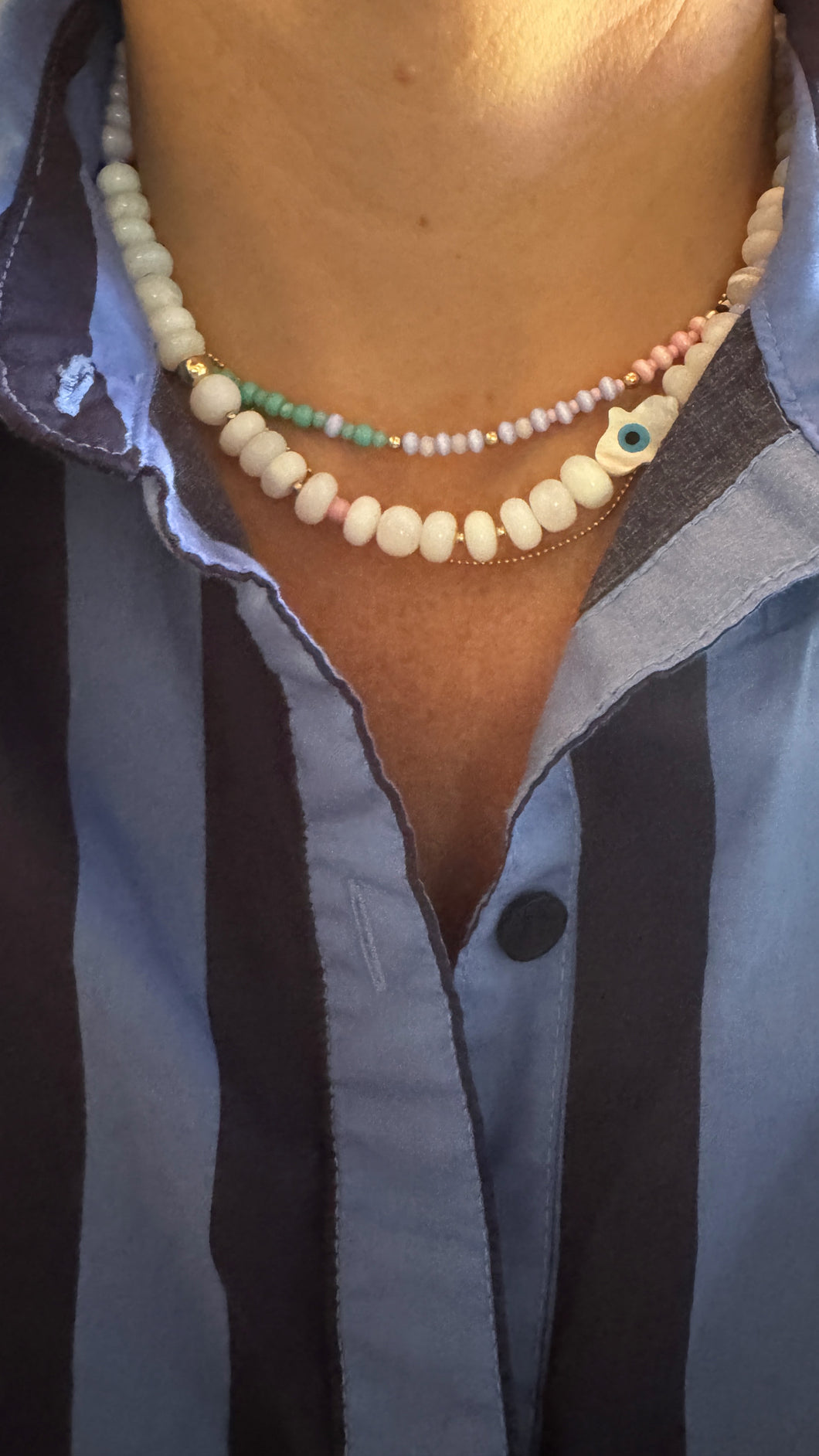 Protect and Opals Necklace